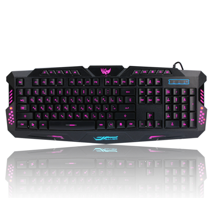 backlight wired gaming keyboard set