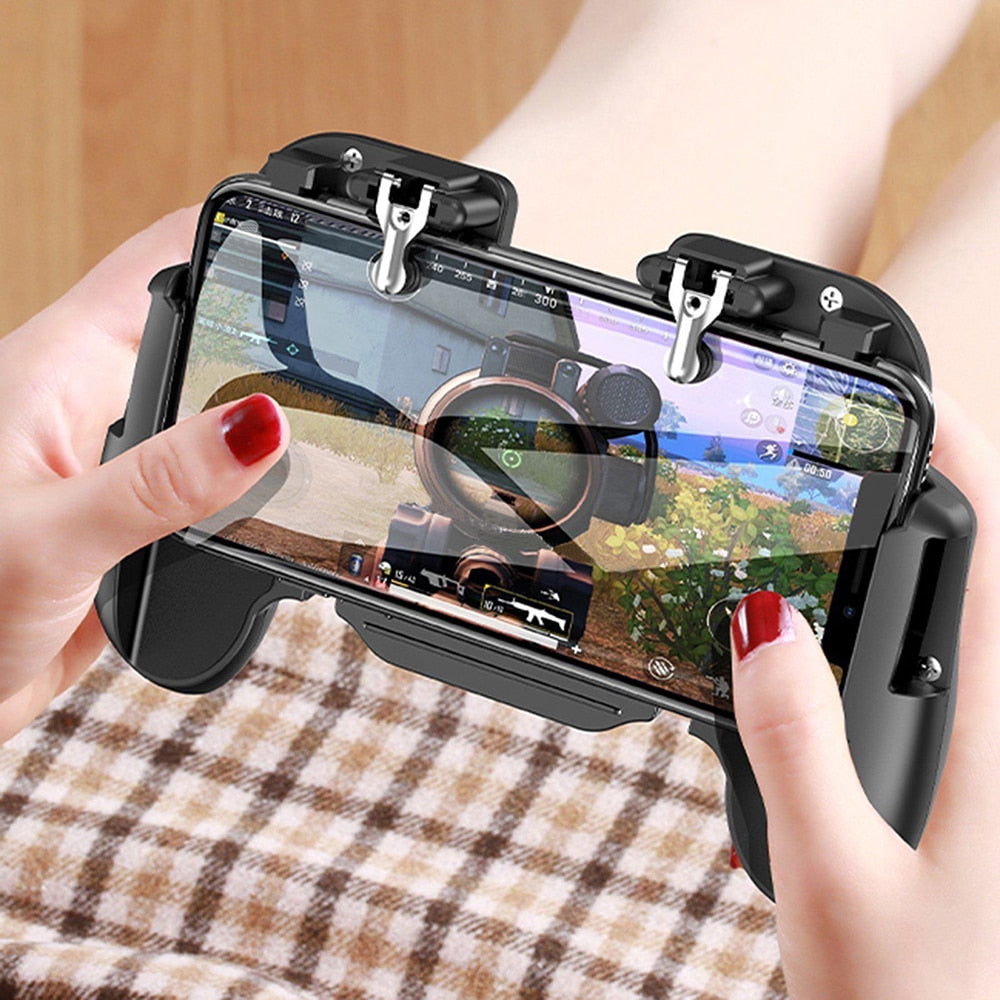 Wireless Gamepad Telescopic Controller iOS Android Phone Gaming Trigger with fan