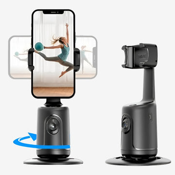 360° AI Auto-Tracking Smart Selfie Stick & Tripod